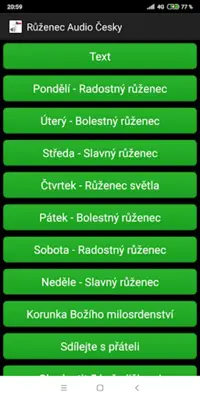 Růženec Audio android App screenshot 6